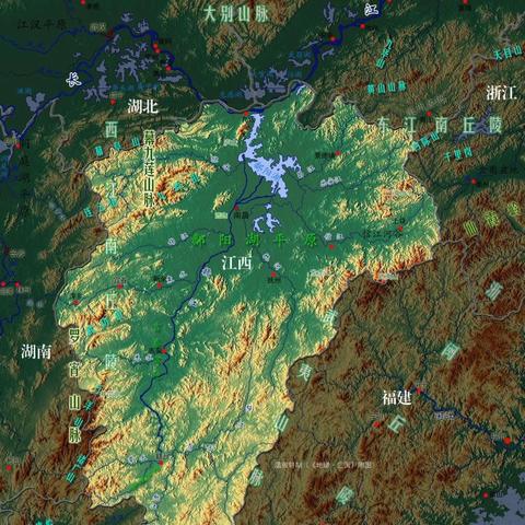 江西最新地图全面解析
