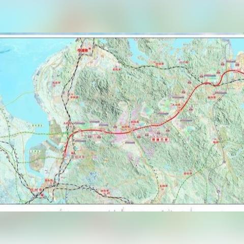 杭绍台高铁规划图最新详解